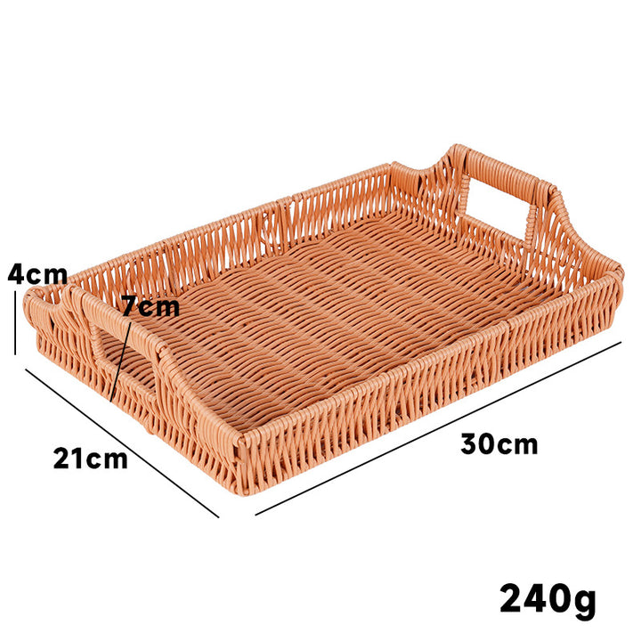 Rectangular Woven Serving Tray Bowlift