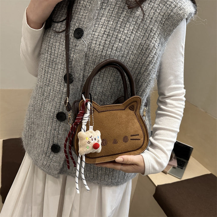 Cute Cat-Shaped Handbag Bowlift