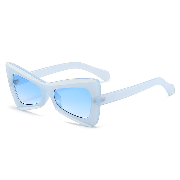 Women's Fashion Cat-Eye Sunglasses with Wide Frame Bowlift