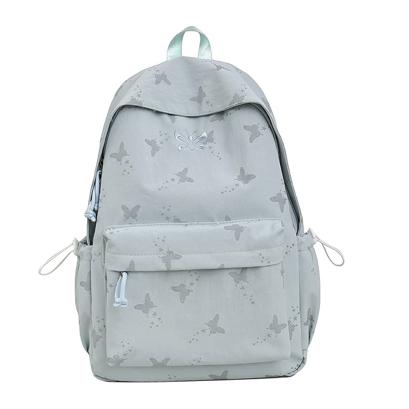 Stylish Butterfly-Print Backpack