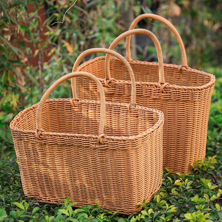 Unisex Large Storage Basket made of Woven Material Bowlift