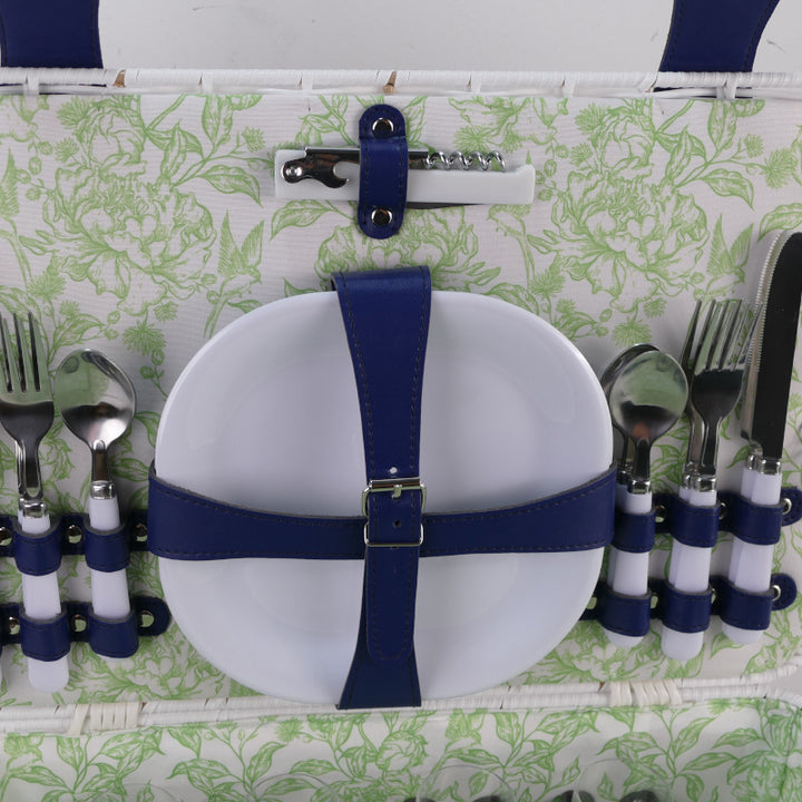 Women’s picnic basket with integrated dish set Bowlift