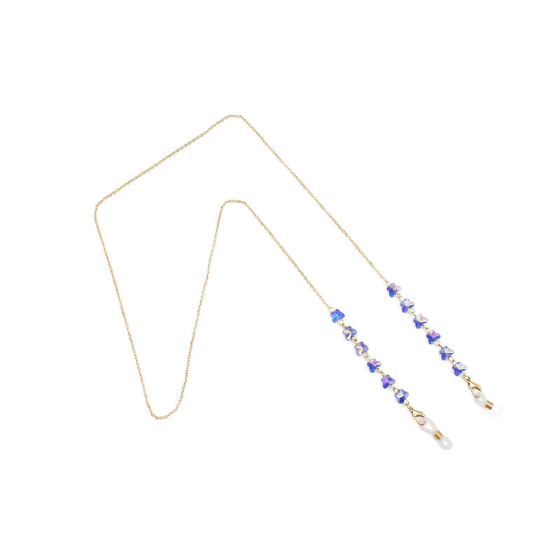 Floral Eyewear Chain Holder Bowlift