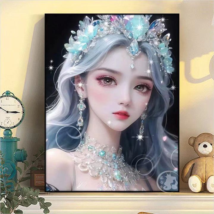 Fantasy Character Portrait Canvas Art Print Bowlift