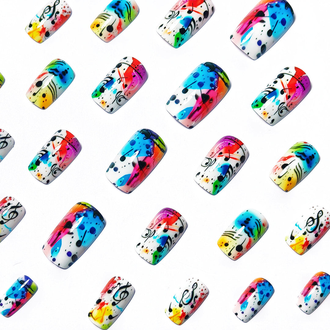 Musical Note Artistic Nail Art Bowlift