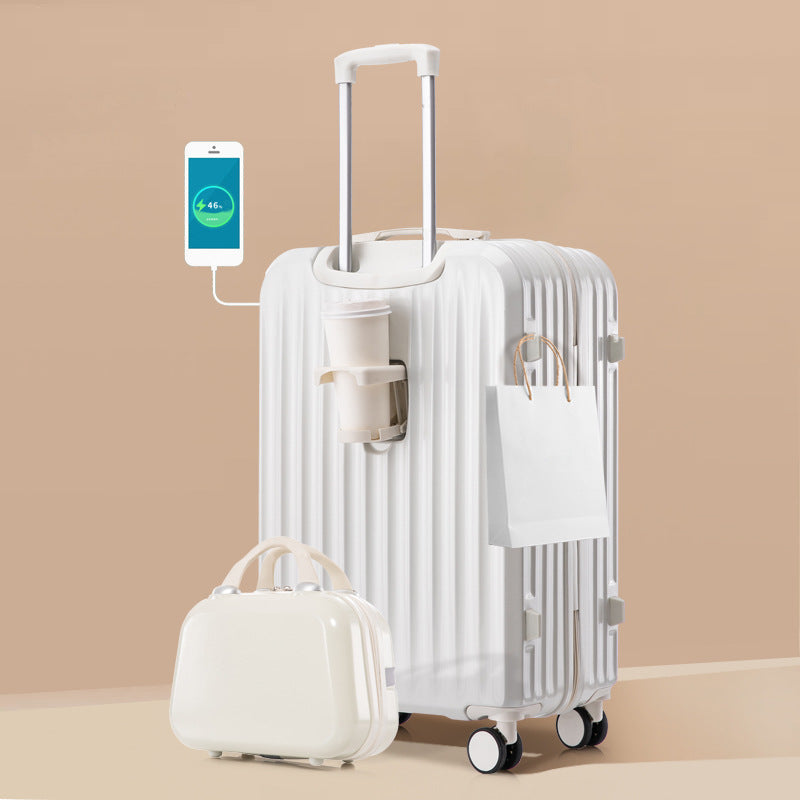 Smart Charging Hard-Shell Suitcase Bowlift