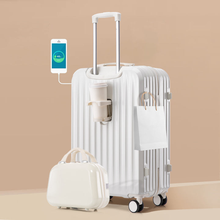 Smart Charging Hard-Shell Suitcase Bowlift