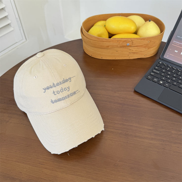 Women's Distressed Graphic Cap Bowlift