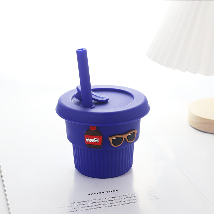 Women's creative silicone drinking cup with funny designs Bowlift