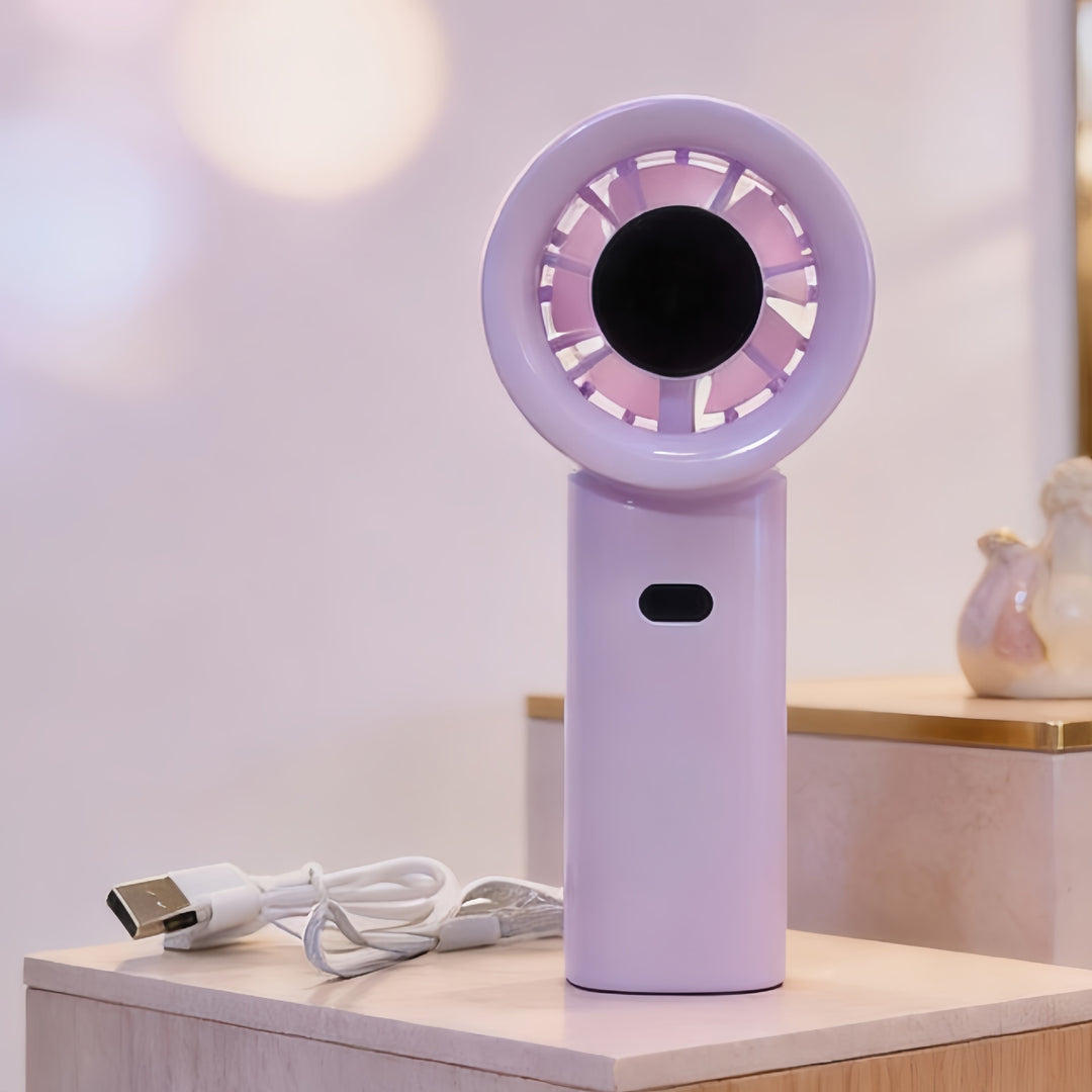 Women Portable Mini Fan with USB Charging Function Bowlift
