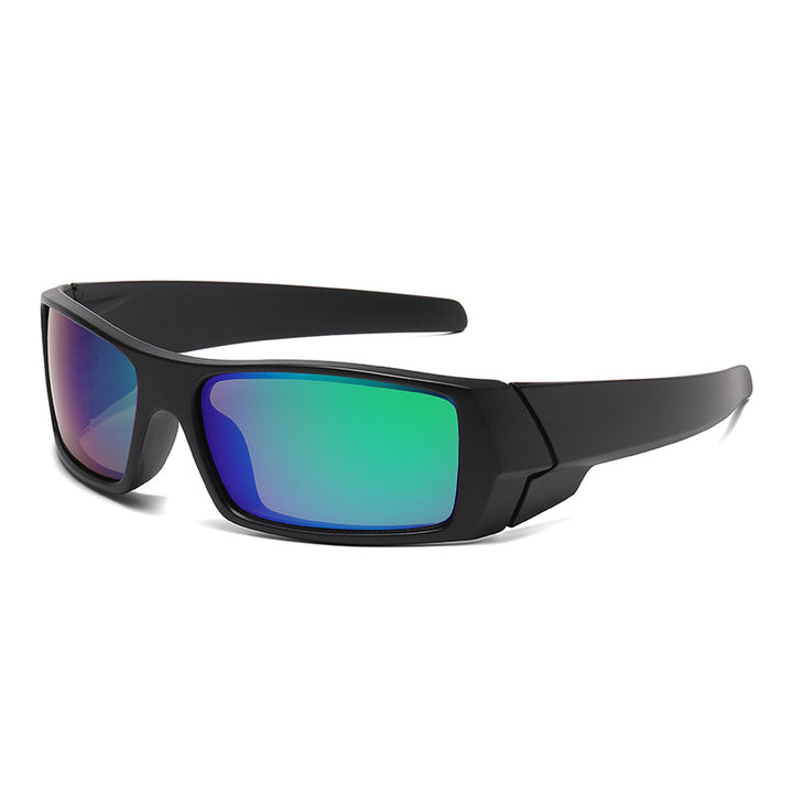 Polarized Wraparound Fishing Sunglasses with Impact-Resistant Frame Bowlift