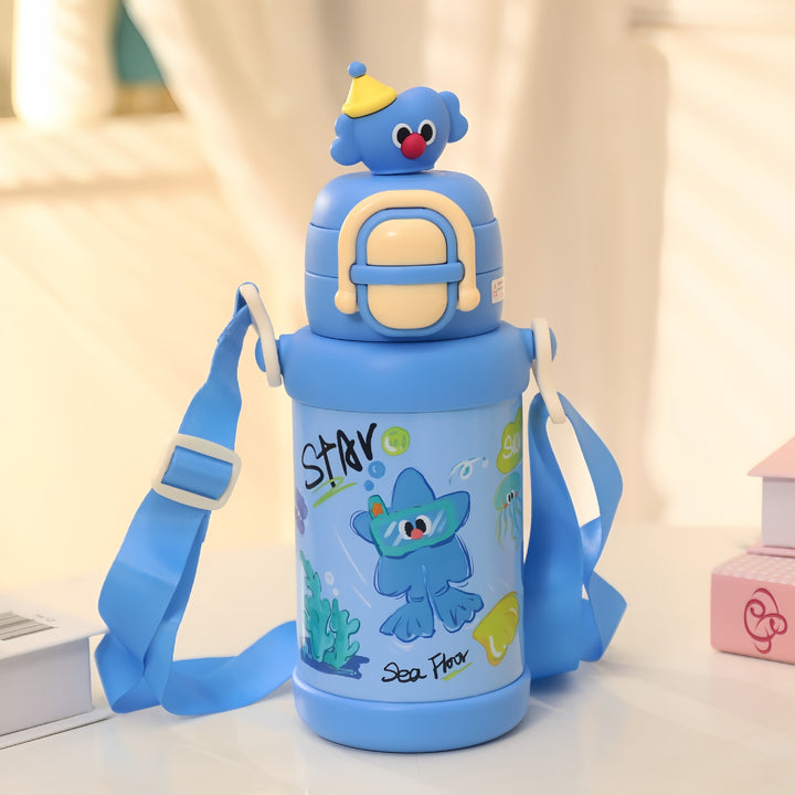Unisex Insulated Drinking Bottle with Funny Design Bowlift