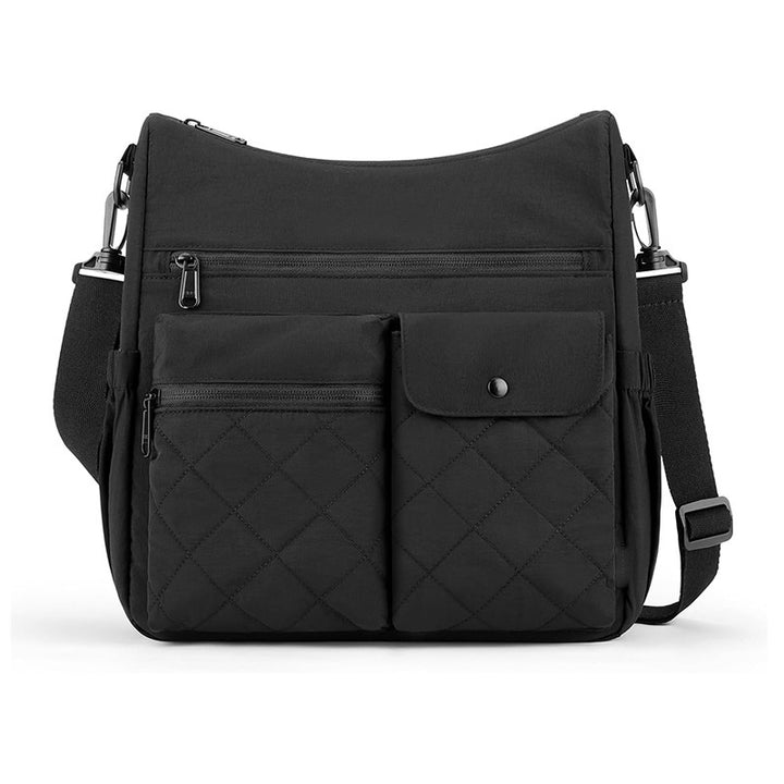 Stylish shoulder bag with multiple organizational compartments Bowlift