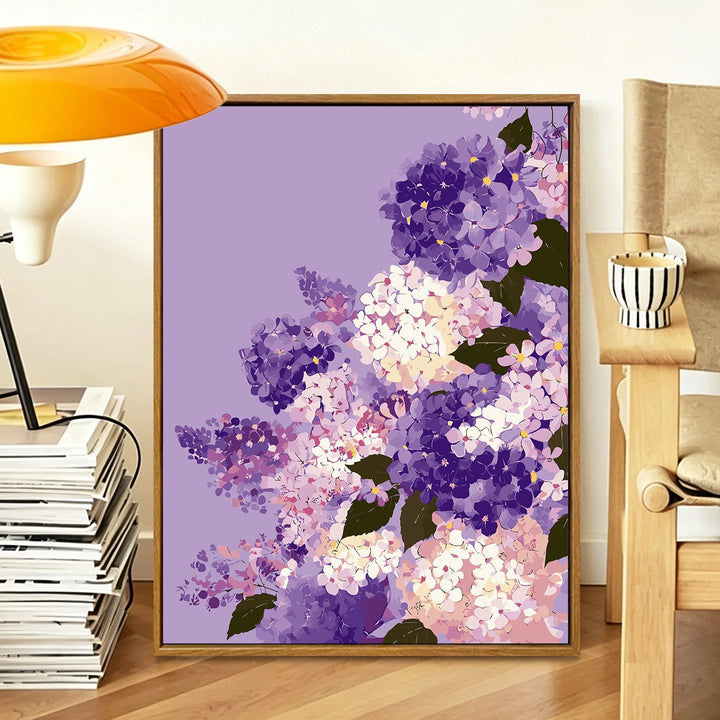 Floral Art Canvas Print Bowlift