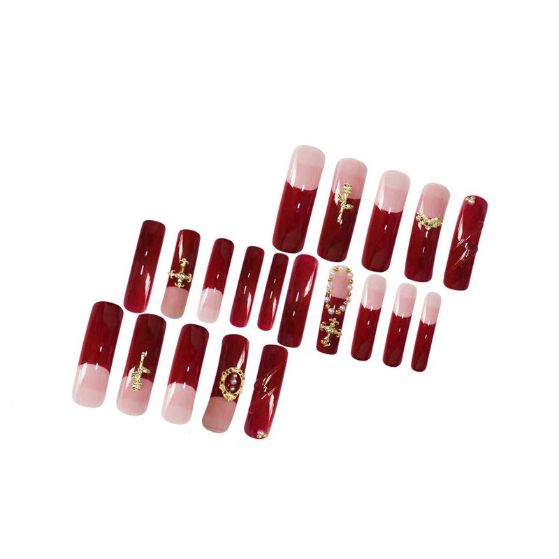 Artistic Decorative Press-On Nails Bowlift