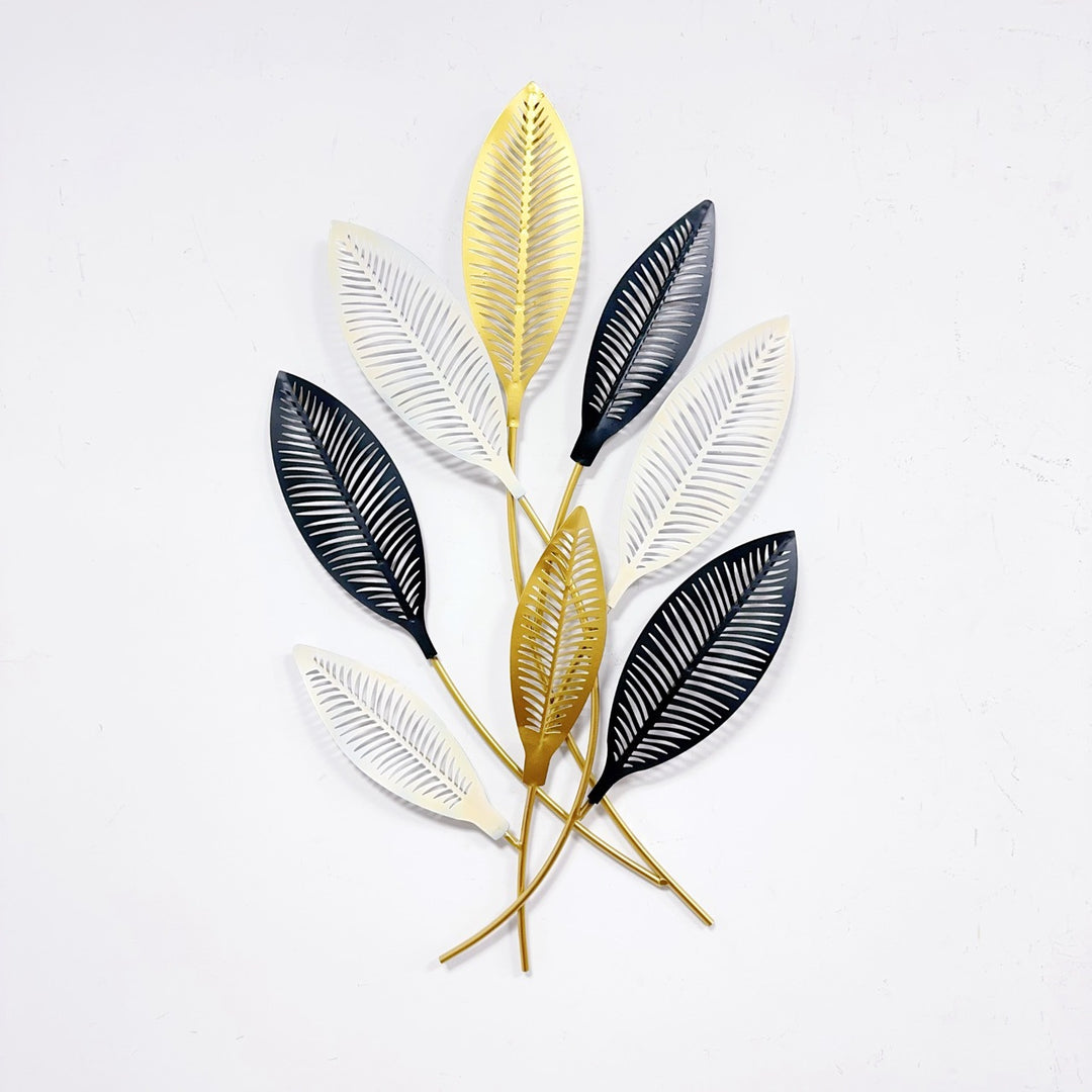 Modern Leaf Metal Wall Art Bowlift