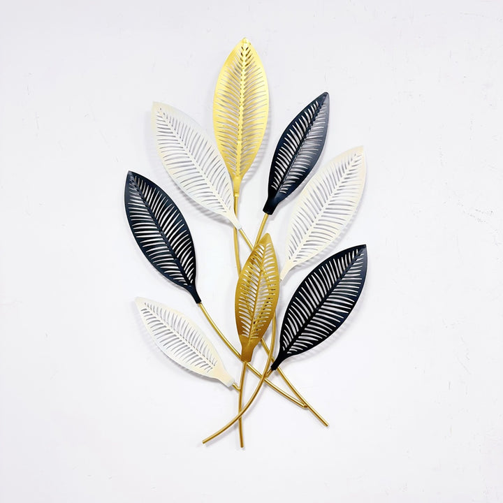 Modern Leaf Metal Wall Art Bowlift