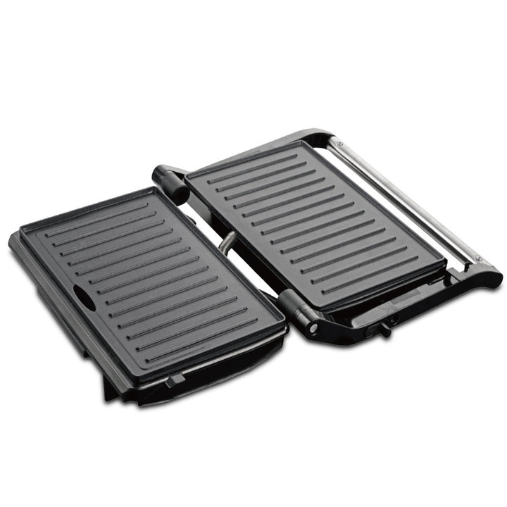 Electric Grill with 180-Degree Opening and Non-Stick Surface Bowlift