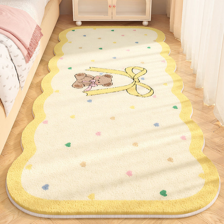 Plush Cartoon-Themed Area Mat