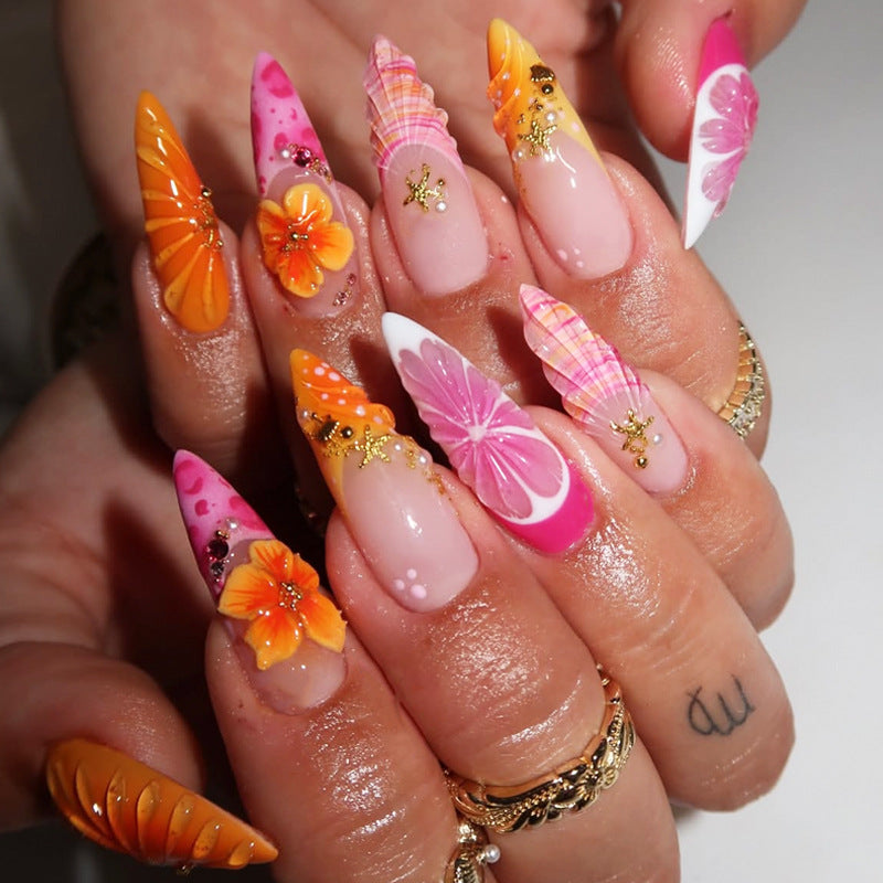 Artistic Decorative Nail Set Bowlift