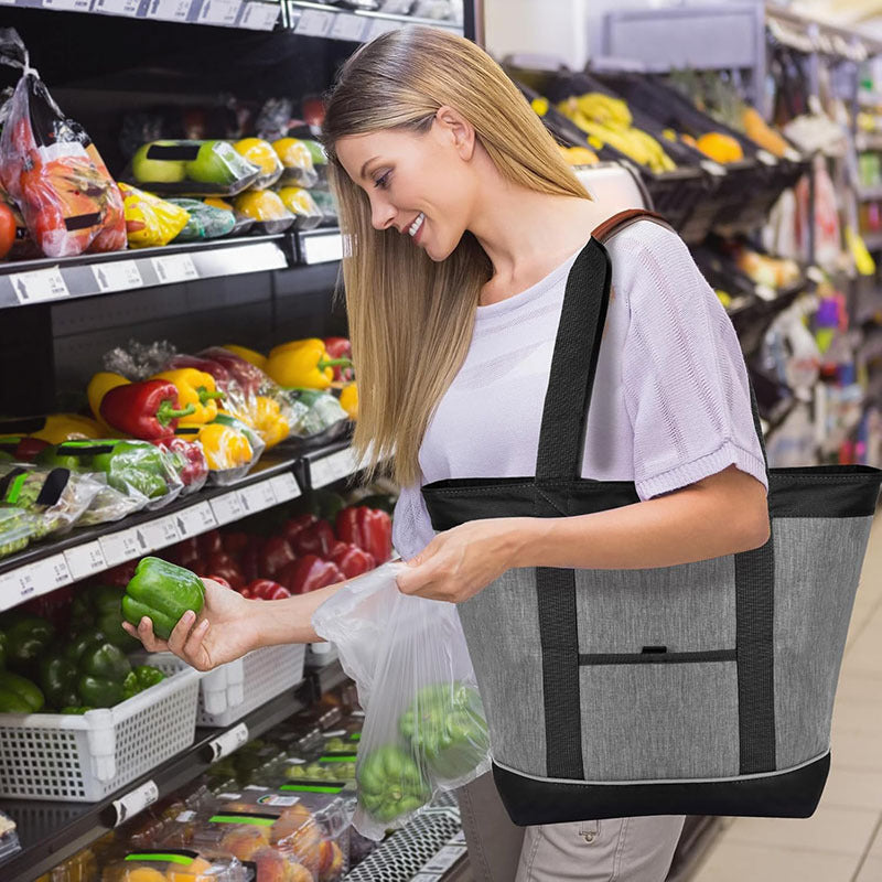 Women's cooling and shopping bag with insulated interior and durable design Bowlift