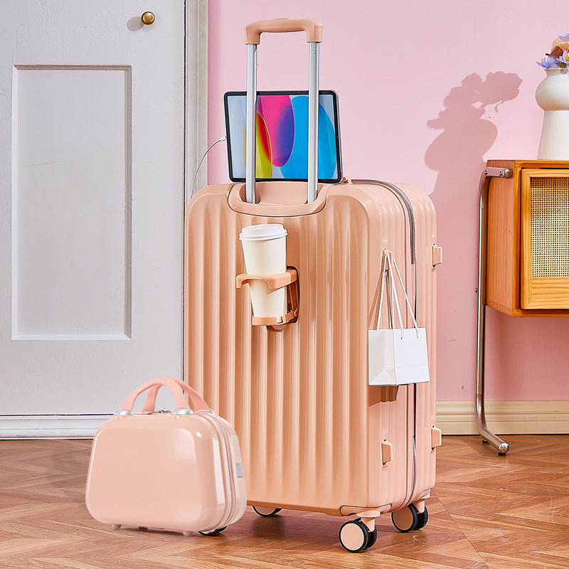 Smart Roller Luggage with Integrated USB Charging Port Bowlift