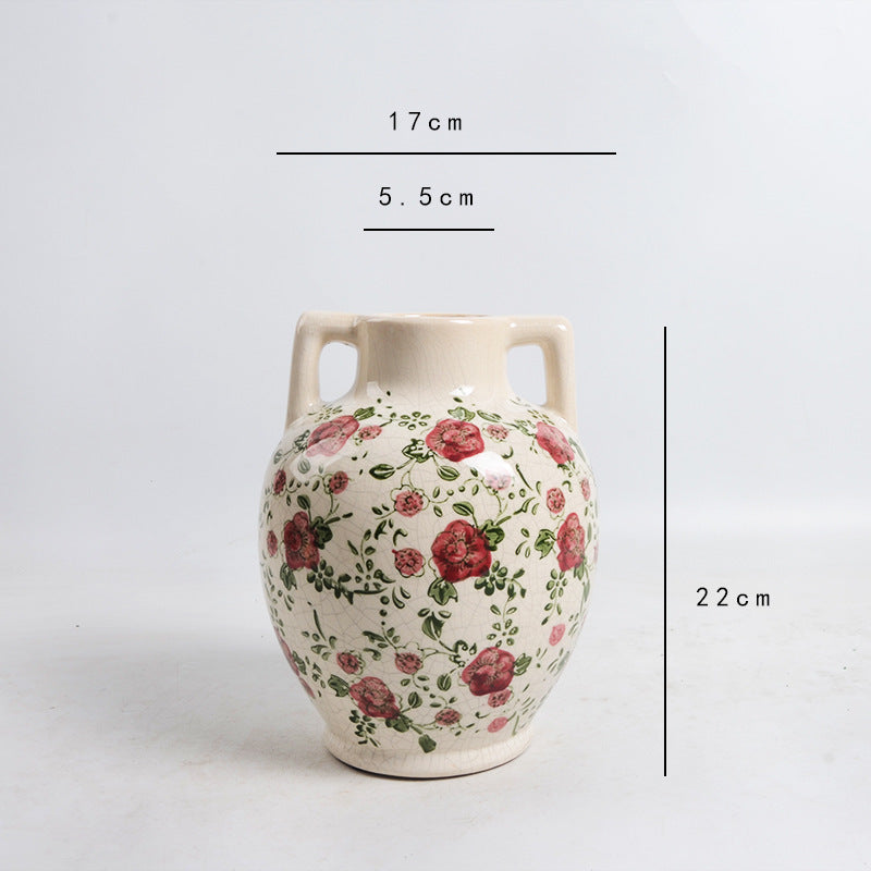 Floral Ceramic Flower Pot Bowlift