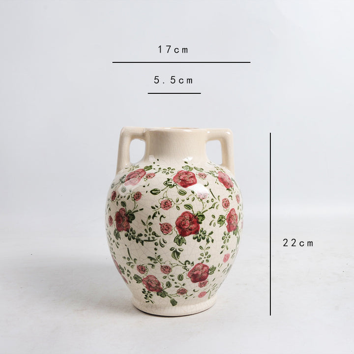 Floral Ceramic Flower Pot Bowlift