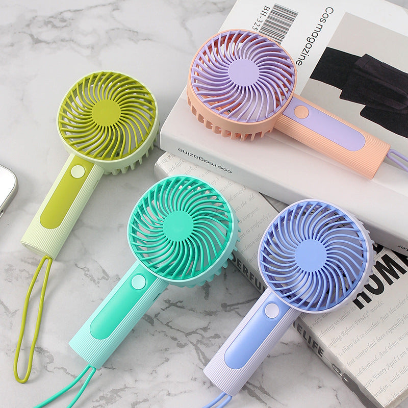 Women portable USB handheld fan with adjustable tilt angle Bowlift