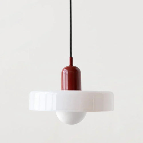 Scandinavian Pendant Light for Living Room and Dining Room – Minimalist Design with AdjustaBowlifte Height – Glass | Bowlift