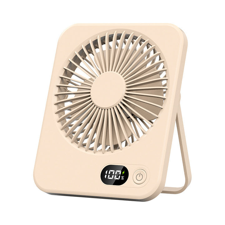 Women's Portable Table Fan with LCD Display Bowlift