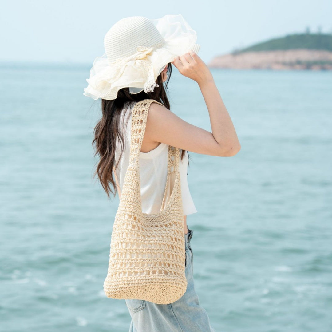 Handbag with Braided Design Bowlift