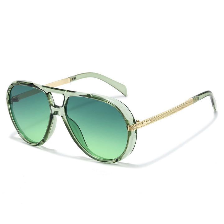 Oversized Aviator-Style Sunglasses Bowlift