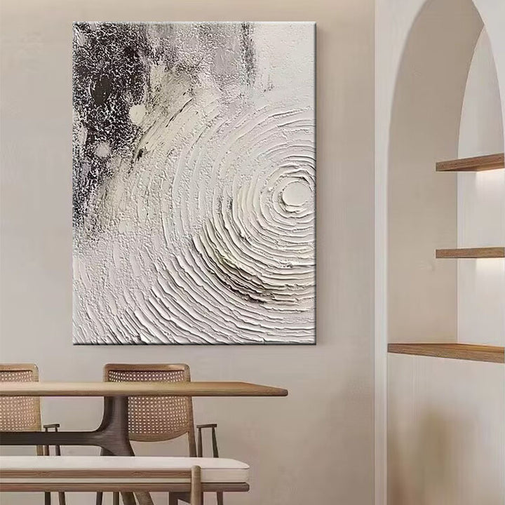 Textured Abstract Relief Canvas Artwork