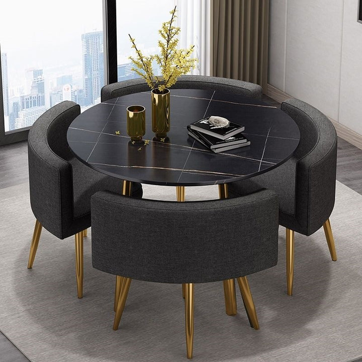 Modern Dining Table Set Bowlift