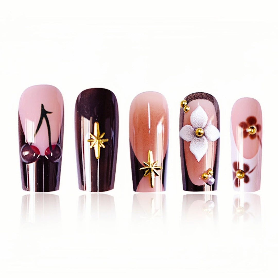 Decorative Press-On Nail Extensions Bowlift