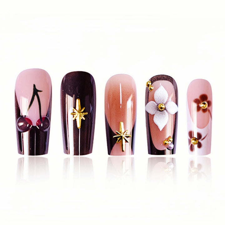 Decorative Press-On Nail Extensions Bowlift