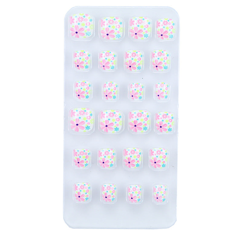 Playful Cartoon Animal Press-On Nail Set Bowlift