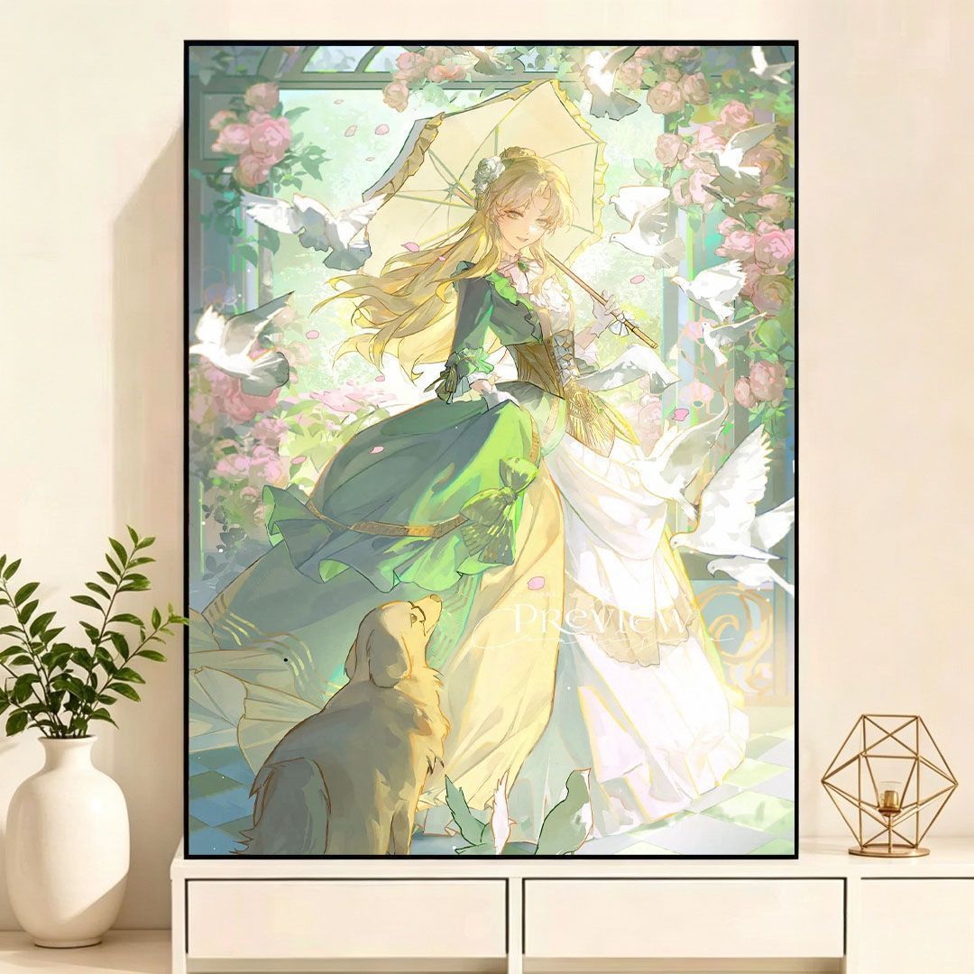 Elegant Enchanted Forest Dress Bowlift