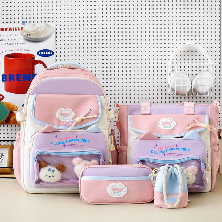 Multi-Functional 5-Piece School Backpack Organizer Set Bowlift