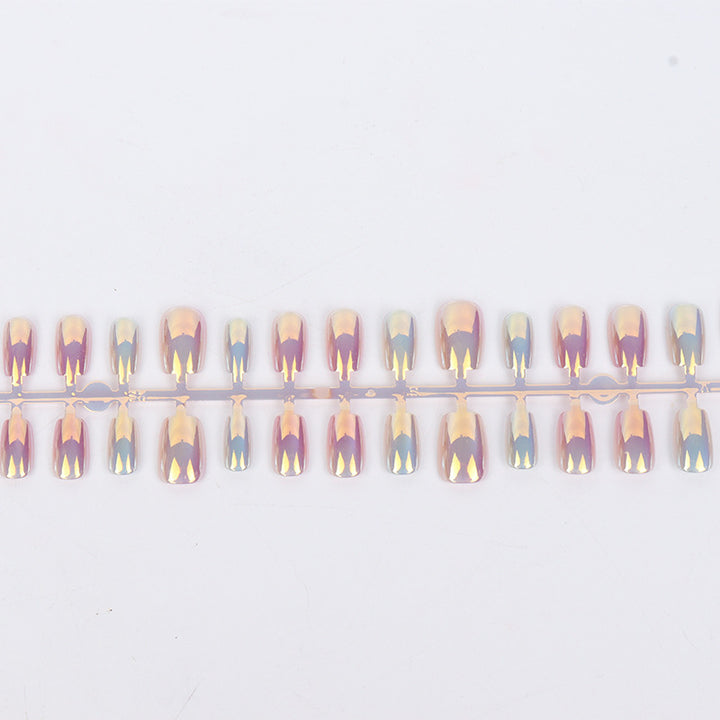 Iridescent Press-On Nail Collection Bowlift