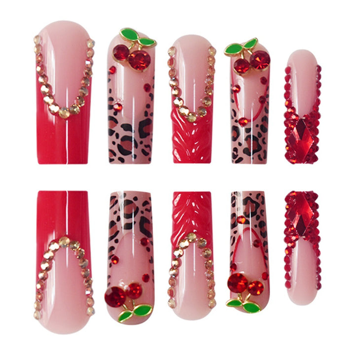 Floral Accent Nail Art Extensions Bowlift