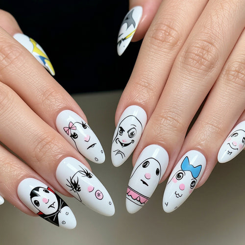 Whimsical Character Nail Art Tips Bowlift
