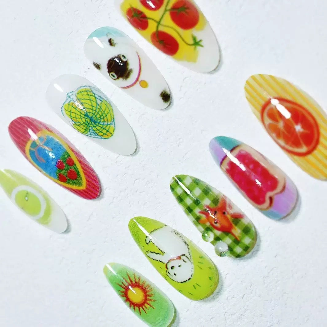 Artistic Themed Nail Art Set Bowlift