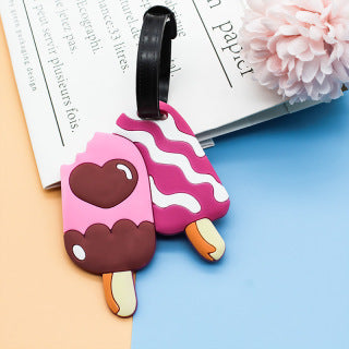 Unisex Playful Ice Cream-Themed Luggage Tag Bowlift