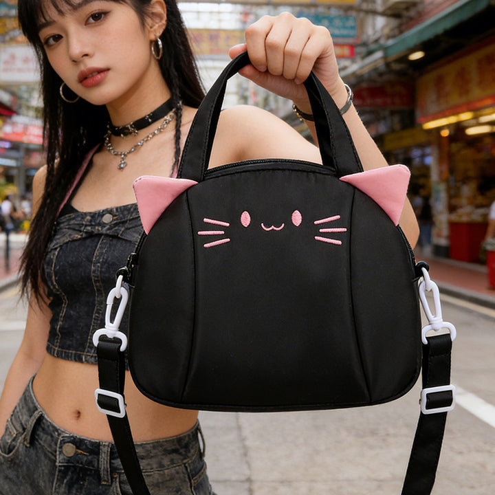 Cute Cat Ear Handheld Tote Bag Bowlift