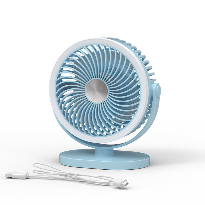 Ladies Portable USB Table Fan with Adjustable Head and Stylish Design Bowlift