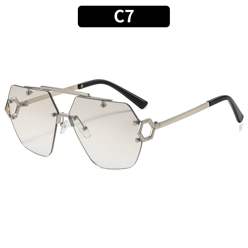 High-Performance Geometric Shield Sunglasses