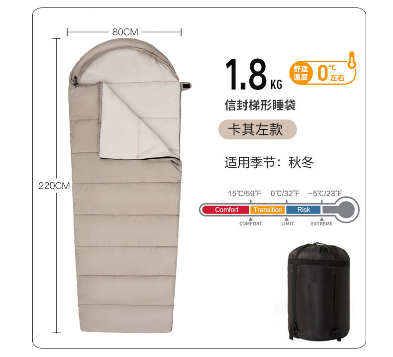 Ergonomic sleeping bag Bowlift