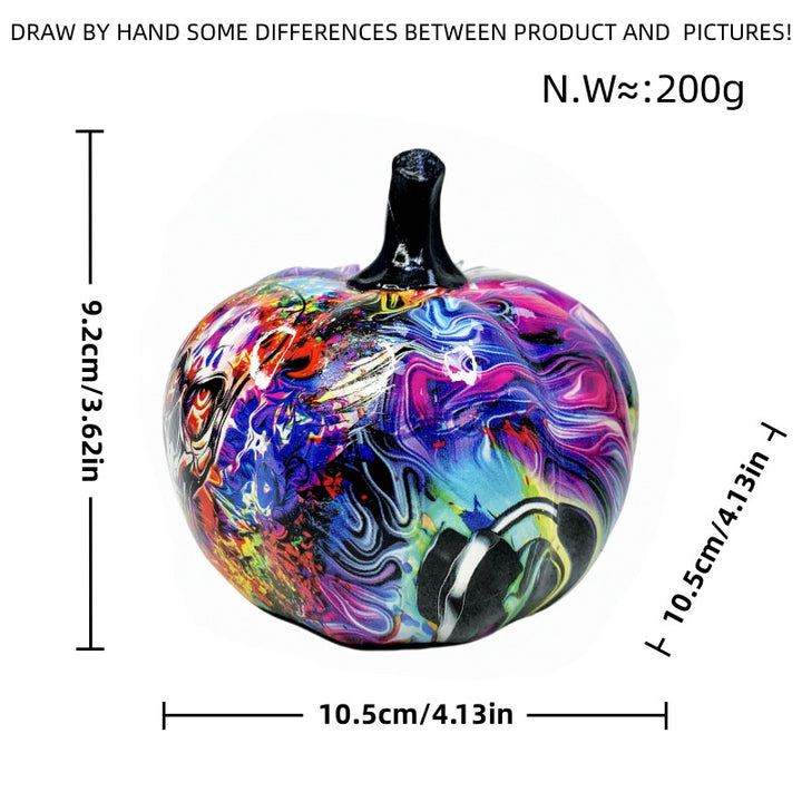 Artistic Halloween Pumpkin Figurine Bowlift